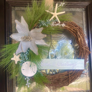 seas & greetings wreath for sale