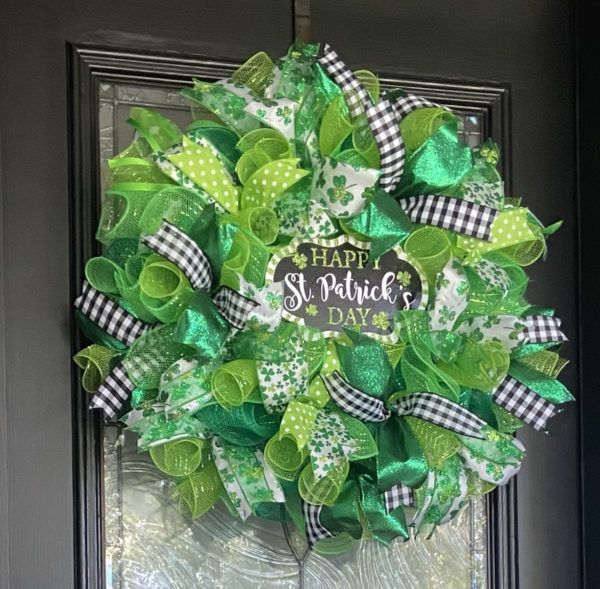 st patricks day wreath