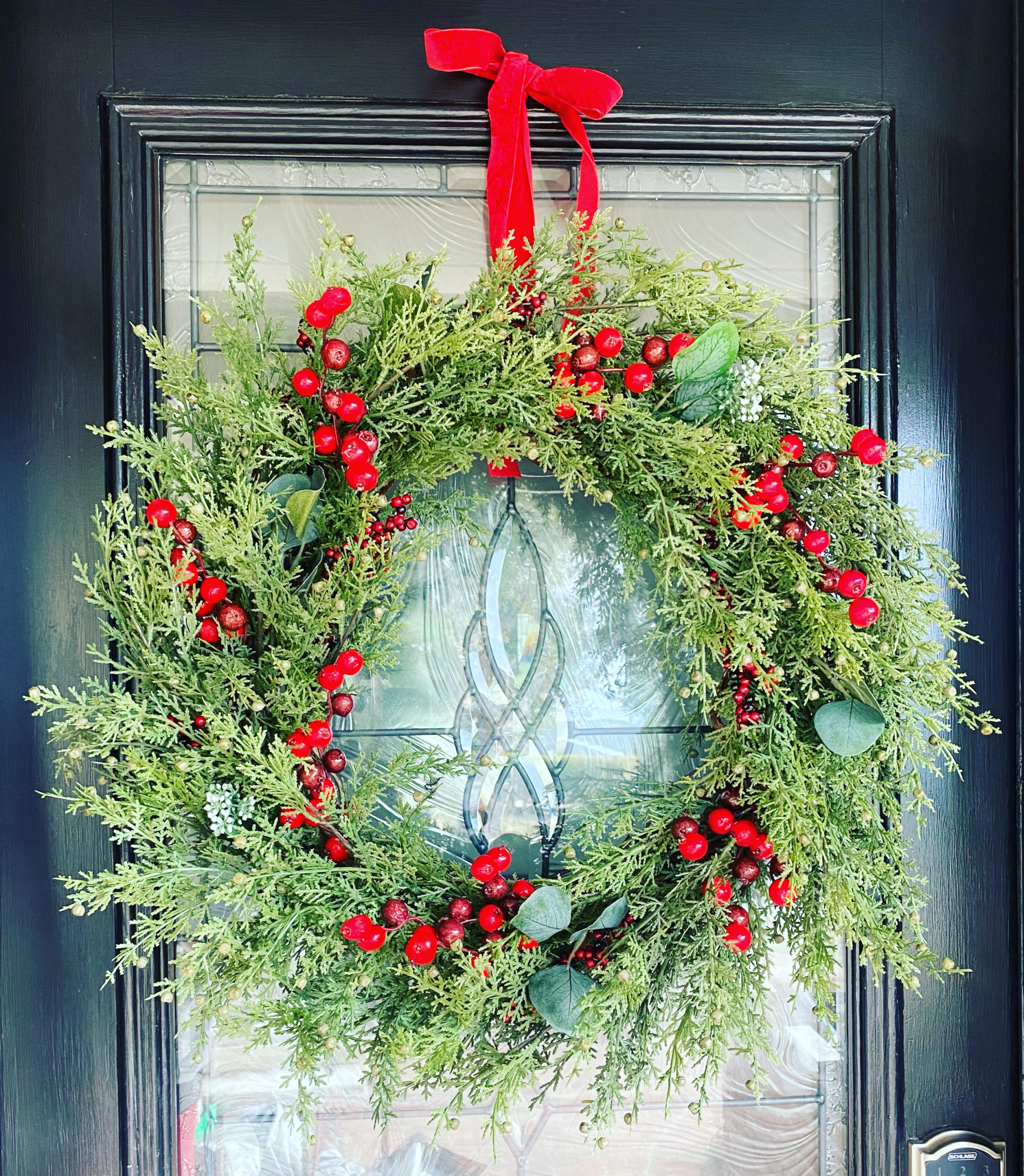 White Berry Cypress Christmas Foliage